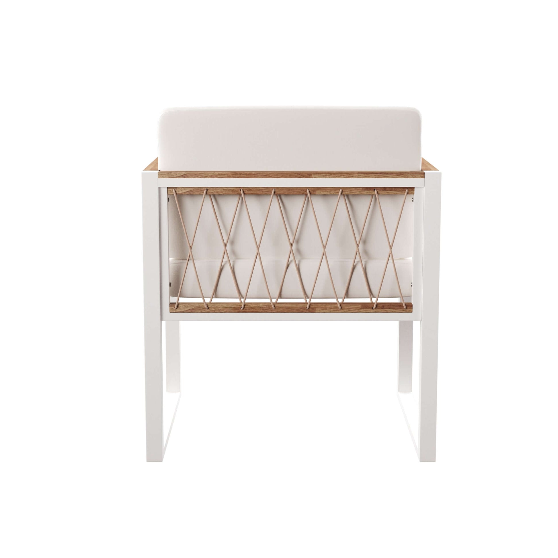 Rear view of 2 Piece Patio Chair Set | Wallmond Cushioned Outdoor Chairs 