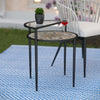 Lifestyle image of Patio Side Table | Lorengo Outdoor Accent Table 